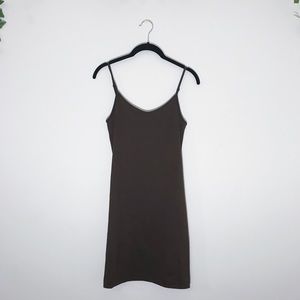Banana Republic Basic Slip Brown Dress